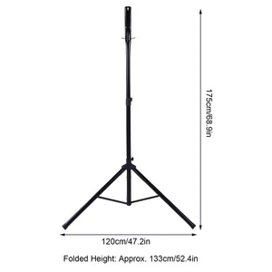 Dartboard Stand PP Steel 5.7FT Foldable Stable Portable Dartboard Tripod Stand - Picture 1 of 12