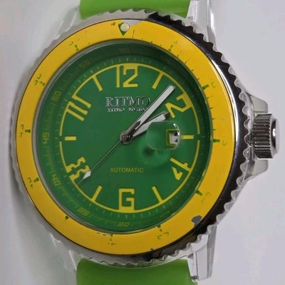 Ritmo Mundo Mvndo Hercules自动表男士绿色53毫米 — 第 1/4 张图片