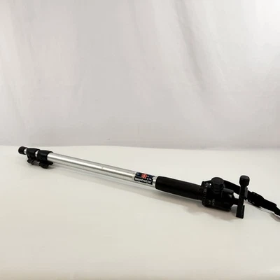 Manfrotto Professional Monopod 079 Aluminium Extends to 63" Milano B2 Head Italy - Image 1 of 4