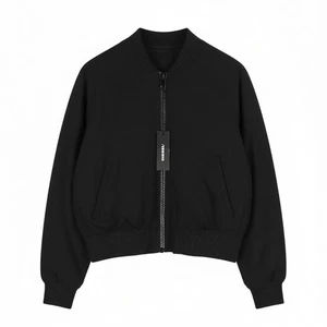 DIESEL G-Absol-L Damen Jacke L schwarz leicht Bomber Reißverschluss gefüttert UVP250* - Bild 1 von 14