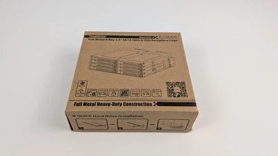 Icy Dock ToughArmor MB998SP-B 8-Bay 2.5" SATA HDD/SSD Backplane Cage - Image 1 of 3