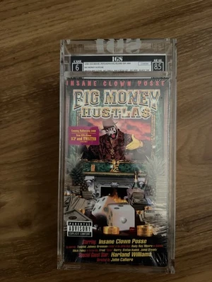 RARE ICP Insane Clown Posse BIG MONEY HUSTLAS GRADED VHS TAPE SEALED MOVIE HYPE - Image 1 of 3