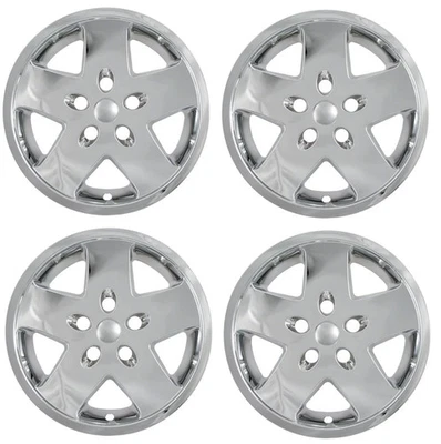 Juego de (4) cubiertas de rueda cromadas para Jeep Wrangler 2007-2018 17" 7907 piezas 9074 Foto 1 de 4