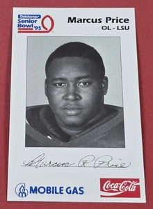 Marcus Price RC 1995 Senior Bowl LSU Tigers Rookie Card Buffalo Bills Saints RC - Picture 1 of 2