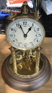 Vintage Jahresuhren Fabrik SCHATZ 400 DAY Clock No Dome & Key, parts or repair - Picture 1 of 9