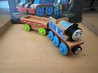 Fisher Price Wood Thomas Train Factory Sample Cookie Delivery Thomas & Cargo Car