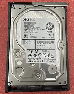 Dell EMC 4TB 12Gb/s 7.2K RPM SAS Server Hard Drive - HUS726T4TALS200 118000625 - Picture 1 of 3