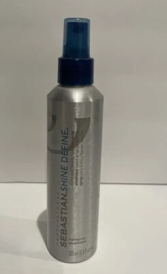 Laca para el cabello Sebastian Shine Define da sujeción flexible 6,8 oz - lata de plata  Foto 1 de 4