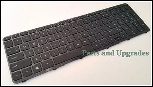 NEW HP Pavilion 17E 17-E 17-E000 US Laptop Keyboard 720670-001 723365-001 Framed - Picture 1 of 3