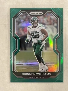 Quinnen Williams 2020 Panini Prizm Green Parallel #32 Jets - Imagen 1 de 2