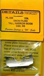 Details West 256 x HO Snow Plow CSX & NS - Picture 1 of 1