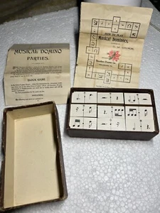 vintage 1893 musical dominoes by C W GRIMM NEW - Picture 1 of 10