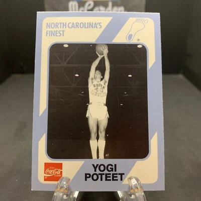 1989-90 Collegiate Collection/Coca-Cola North Carolina's Finest Yogi Poteet #162 - Image 1 of 2