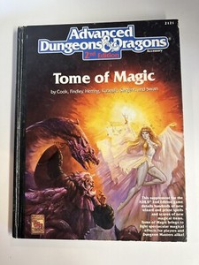 Advanced Dungeons & Dragons 2nd Edition Tome of Magic HC TSR Original Cover