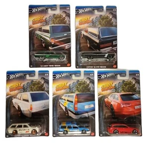 Hot Wheels Hot Wagons Release 2024 Set Of 5 Exclusive Audi Volvo Nova GTO New - Picture 1 of 1
