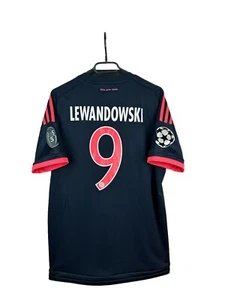 Bayern Munich Cup Shirt football shirt 2015 Soccer #9 Lewandowski Jersey Size M - Picture 1 of 17