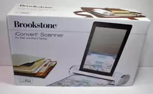 Scanner Brookstone iConvert nuovo con scatola per tablet Apple iPad e iPad 2 - Foto 1 di 1