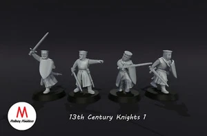 Medieval - English Foot Knight Set #1 - Picture 1 of 4