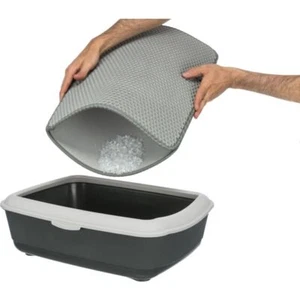 Trixie Cat Litter Tray Sieve Mat 40 x 55cm EVA Layer Traps Cat Litter Clean Dirt - Picture 1 of 8