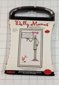 SEALED NEW JANLYNN DOLLY MAMAS "BIG GIRL PANTIES" COUNTED CROSS STITCH KIT - Picture 1 of 3
