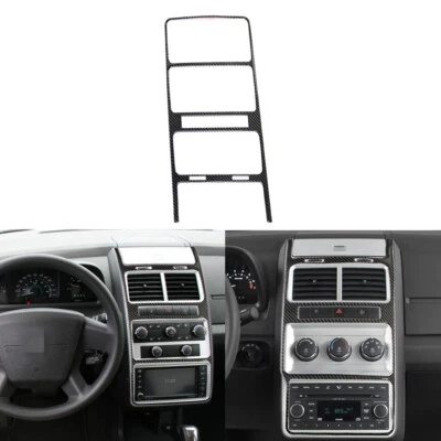 Carbon Fiber Central Console Panel Cover Trim For Dodge Journey 2009-2010 SXT SE Foto 1 de 4