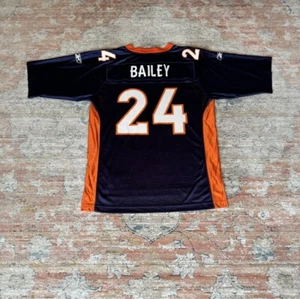 Reebok Champ Bailey Denver Broncos #24 Football Jersey Sz Medium - Picture 1 of 6