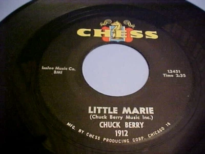 Chuck Berry - '64 R&R -EX/NM VINYL & EX AUDIO - Little Marie / Go Bobby Soxer - Image 1 of 2