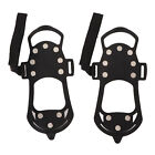 1pair Ice Cleats Snow Traction Cleats Crampons For Shoe And Boots Anti Slip