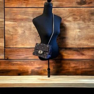 Bolso bandolera clásico Alma Tonutti azul marino - Imagen 1 de 4