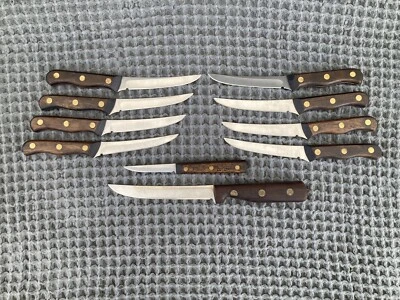 Juego de 10 cuchillos para cubiertos Chicago, 102s 61s 103s deshuesar, emparejar, cuchillos para carne Foto 1 de 4