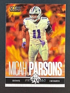 MICAH PARSONS 2023 Score Football Men of Autumn #20 Dallas Cowboys - Picture 1 of 2