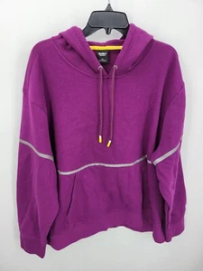 Fielder Bonobos Hoodie Mens XXL 2XL Purple Hooded Sweatshirt Reflective Stripe - Picture 1 of 8
