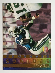 1997 Score Board Playbook By The Numbers #DF9 Shawn Springs RC - Picture 1 of 2