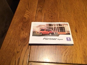 Peugeot Partner Tepee Owners Manual Instruction Handbook 2008 To 2018 - Picture 1 of 2