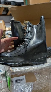 Sobrebotas militares de goma zapatos para hombre talla 13 hebilla impermeable - Imagen 1 de 4