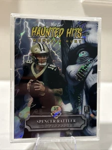 3/5 - 2024 Wild Card SPENCER RATTLER Rookie HAUNTED HITS Monster Hunt #HHF-SR - Picture 1 of 2