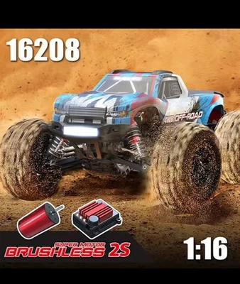 MJX Hyper Go RC Car 16208 Off Road Brushless upto 45mph. Includes 2s lipo  - Image 1 of 4