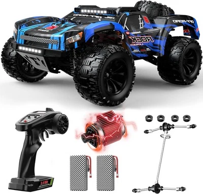 DEERC 9006E 1:12 4WD RC Car 45KMH Fast Off-Road Truck with LED Lights - Image 1 of 4