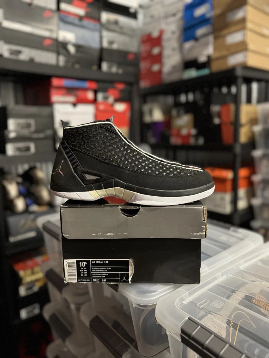 Jordan 15 Retro SE Black Metallic Silver for Sale | Authenticity
