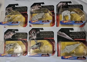 Mattel Hot Wheels Star Wars Starship Assortment Complete Collection Set Of 6 - Picture 1 of 18