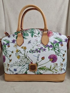 Dooney & Bourke Botanical Collection Darcy Satchel Crossbody Top Handle Bag - Picture 1 of 17