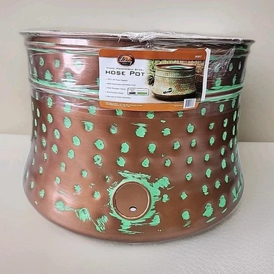NEW Liberty Garden 1917-G Hose Pot, Hammered, Patina - Image 1 of 4