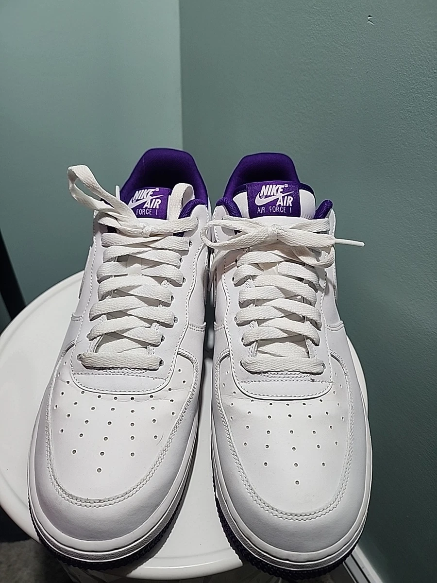 Nike Air Force 1 '07 Mid White Purple for Sale | Authenticity