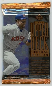 2 PACK LOT 1994 UPPER DECK SERIES ONE CENTRAL REGION HOBBY SEALED BASEBALL - Picture 1 of 2