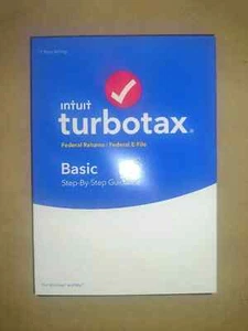Turbotax 2016 Basic. Fédéral uniquement + fichier électronique fédéral. Pas d'état. DVD neuf scellé - Photo 1/3