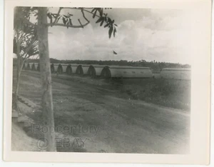 Fotografía de colección de la Segunda Guerra Mundial 1947 de China Tsingtao ejército de Estados Unidos cuartel Bismark foto nítida - Imagen 1 de 2