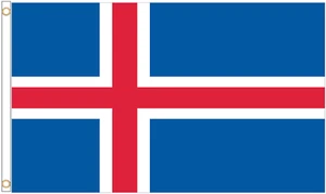 Iceland Polyester Flag - Choice of Sizes - Picture 1 of 3