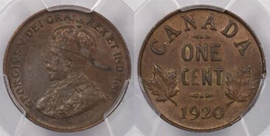 Canada 1920 Cent PCGS MS 63 BROWN Small Cent PI0061 combine shipping - Picture 1 of 5