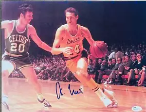 Jerry West Autographed 11x14 Basketball Photo (JSA) - Picture 1 of 1