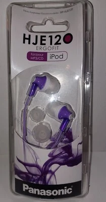Auriculares intrauditivos Panasonic RP-HJE120/RP-HJE120PPV, violeta.    (D2) Foto 1 de 4
